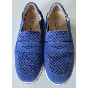 Softwaves Perla Indigo Blue Slip on Loafers 40